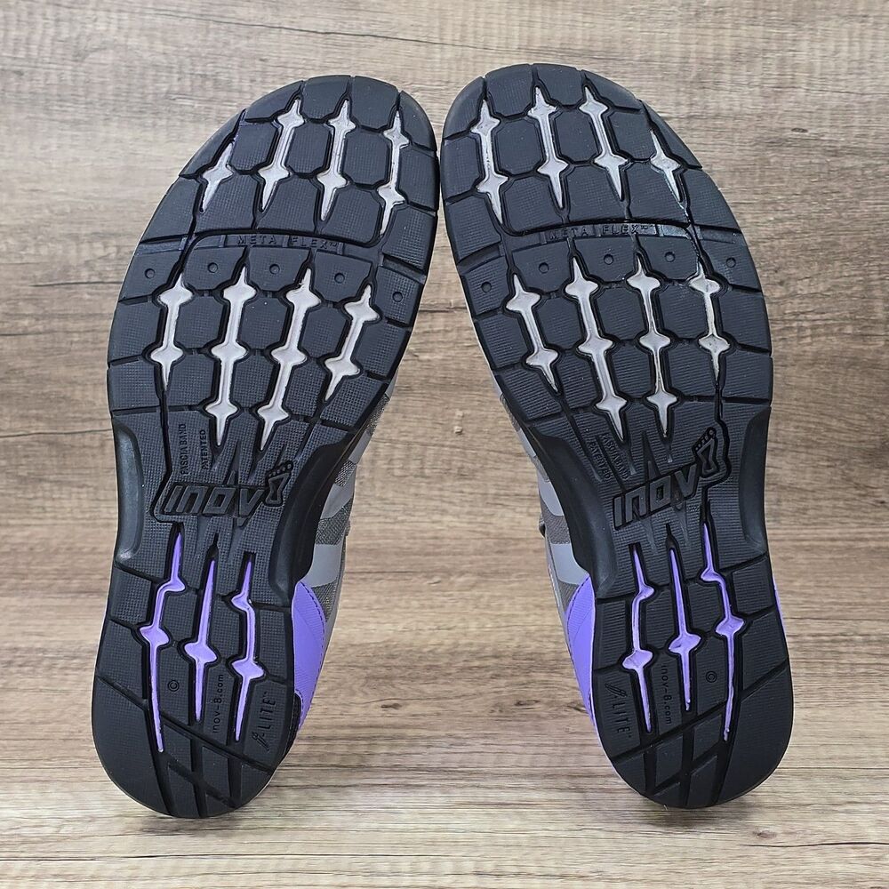 Inov 8 F-Lite 235 V2 Women's Size 9 Gray Purple Black Cross Training Shoes - Picture 7 of 9